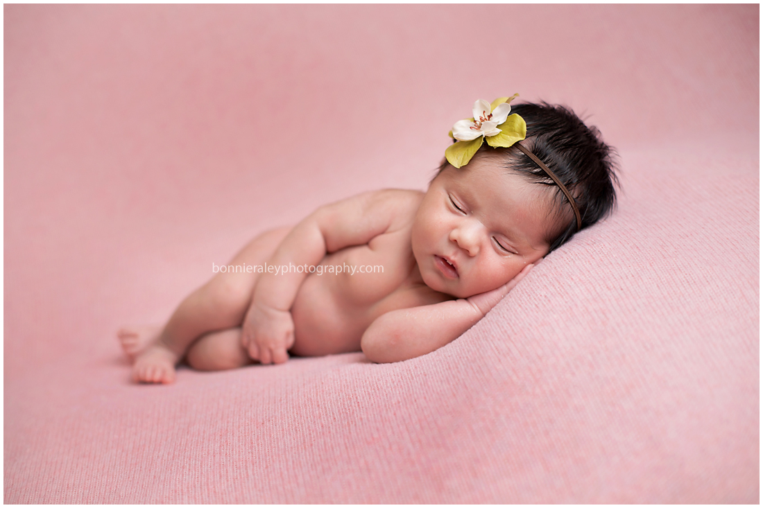  newborn baby girl pink and green