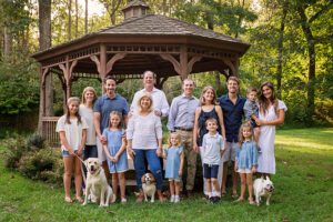 west chester pa family photographer large group
