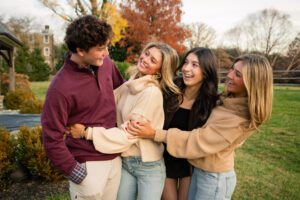 devon pa family photographer with teens