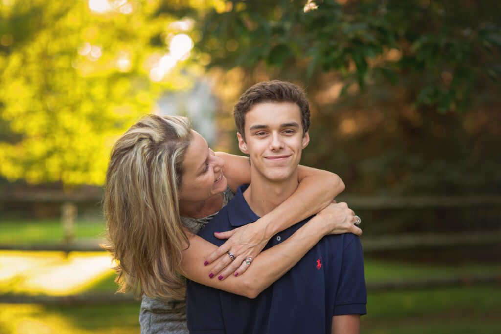 west chester pa family photographer family photos with teens